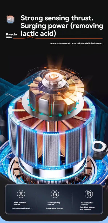 2025 Smart Fascia Gun Electric Massager